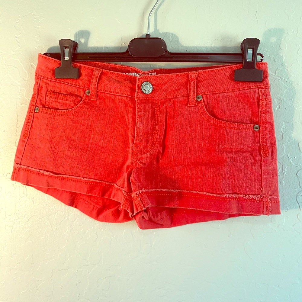 Red shorts